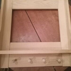 Shelf Hanger Frame Unvarnished